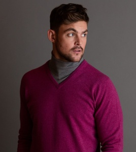 Mens cashmere knitwear by William Lockie - Westaway & Westaway